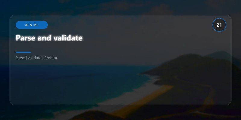 Parse and validate