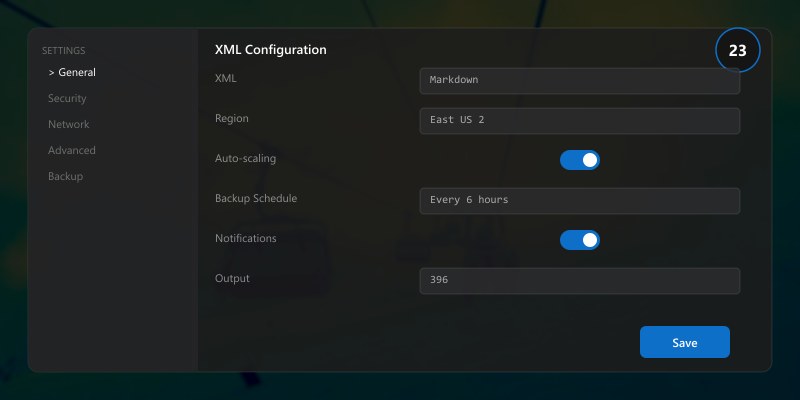 XML and Markdown Output Formatting