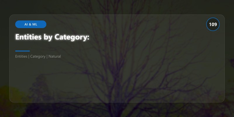 Entities by Category: