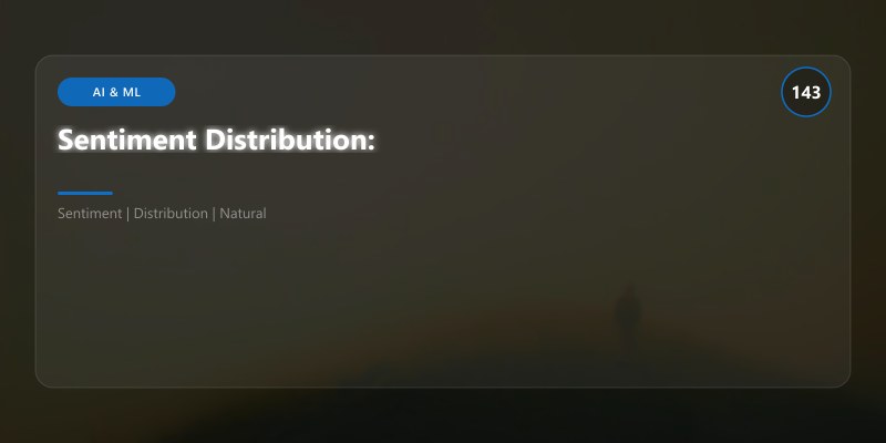 Sentiment Distribution: