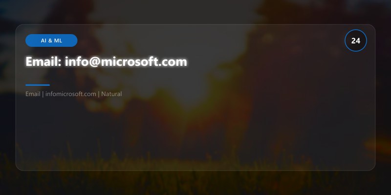 Email: info@microsoft.com