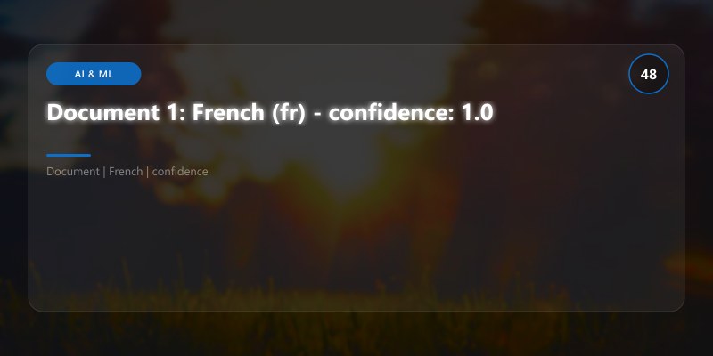 Document 1: French (fr) - confidence: 1.0