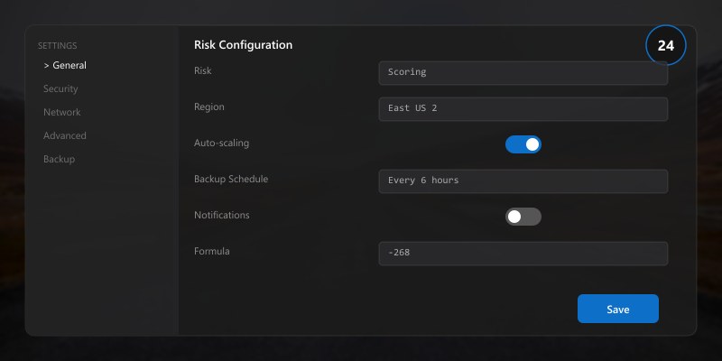 Risk Scoring Formula