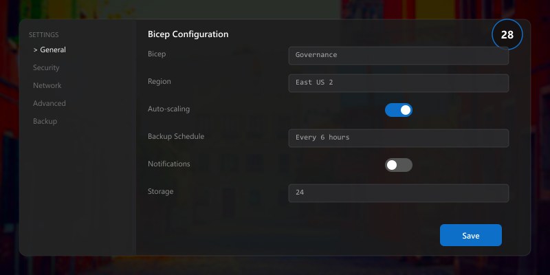 Bicep: Governance Storage Resources