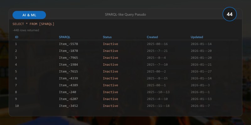 SPARQL-like Query Pseudo