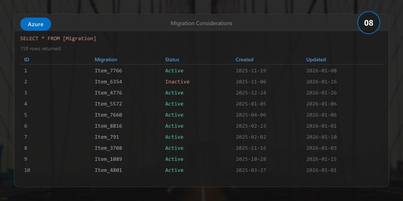 Migration Considerations