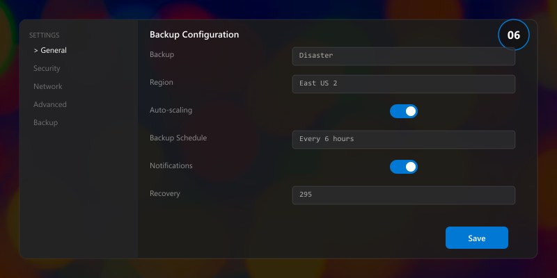 Backup and Disaster Recovery
