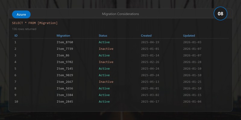 Migration Considerations