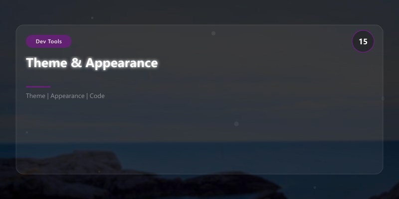 Theme & Appearance