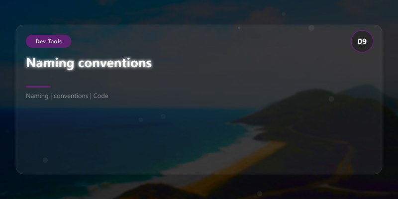 Naming conventions