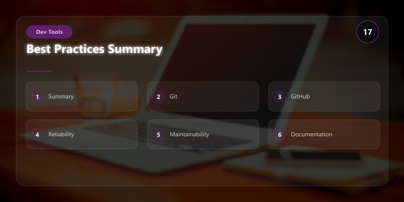 Best Practices Summary