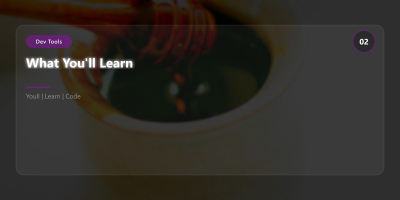 What You'll Learn