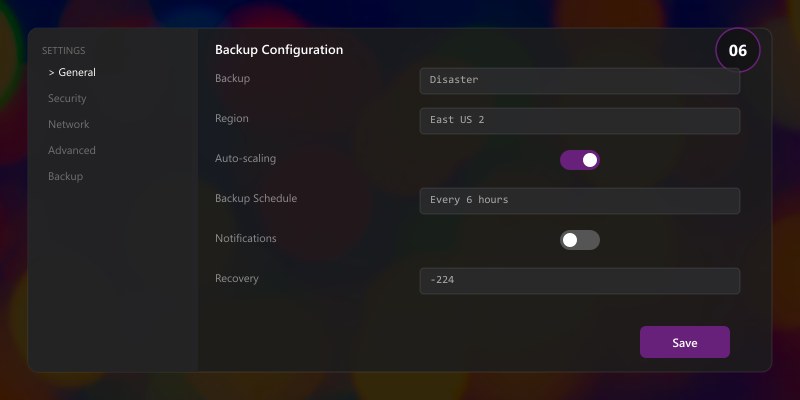 Backup and Disaster Recovery