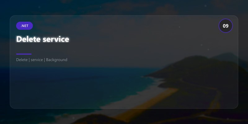 Delete service