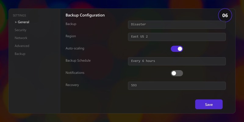 Backup and Disaster Recovery