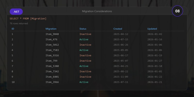 Migration Considerations