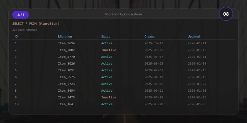 Migration Considerations