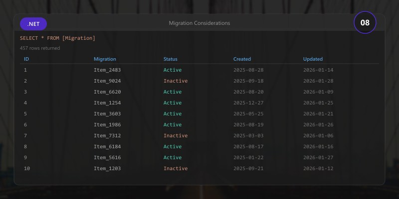 Migration Considerations