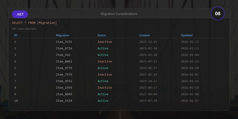Migration Considerations