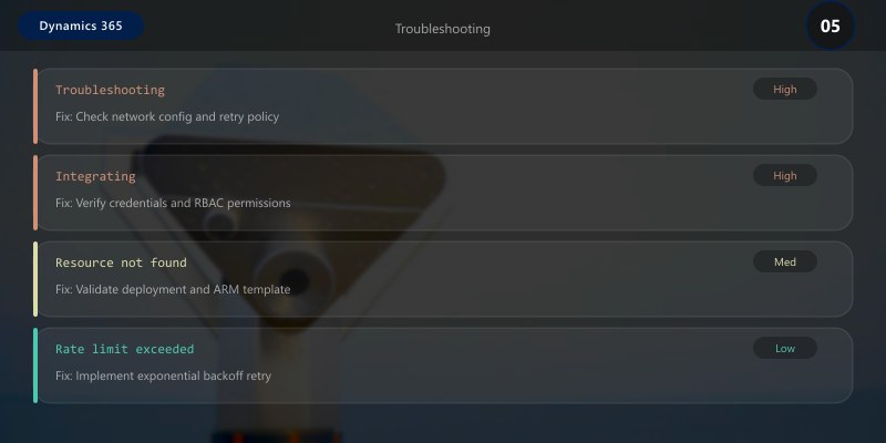 Troubleshooting