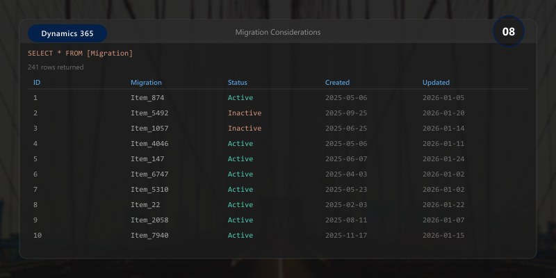 Migration Considerations