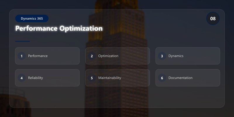 Performance Optimization