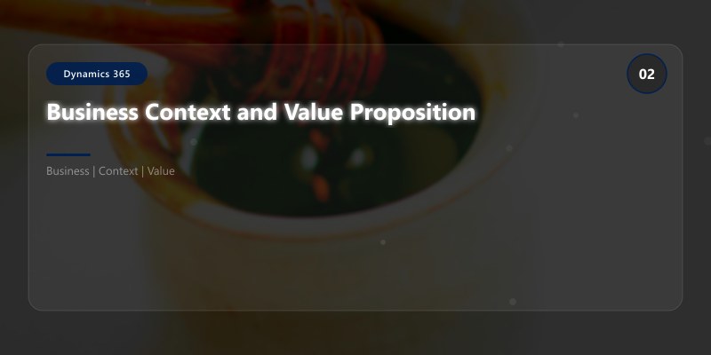 Business Context and Value Proposition