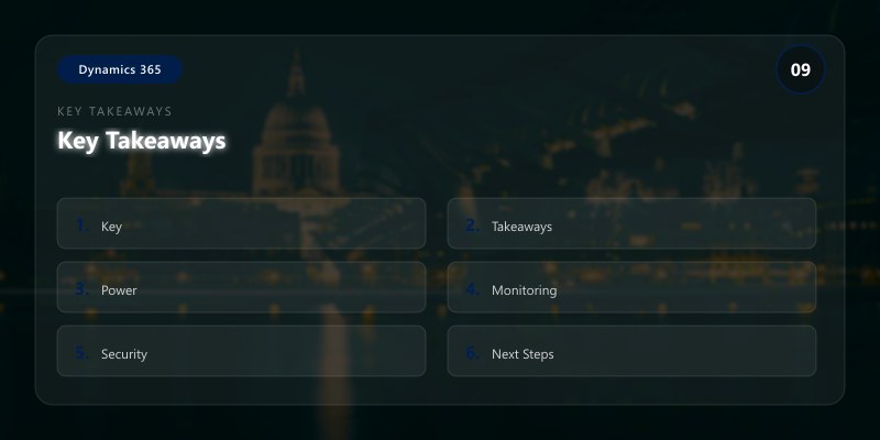 Key Takeaways