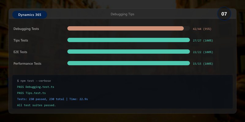 Debugging Tips