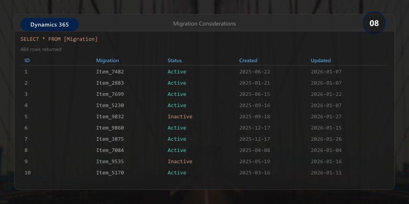Migration Considerations