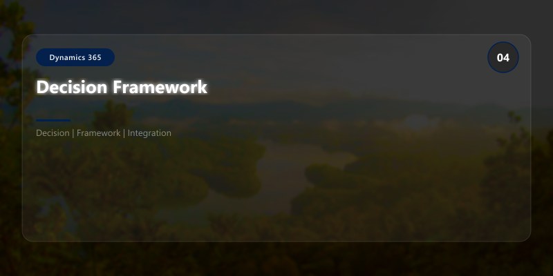 Decision Framework