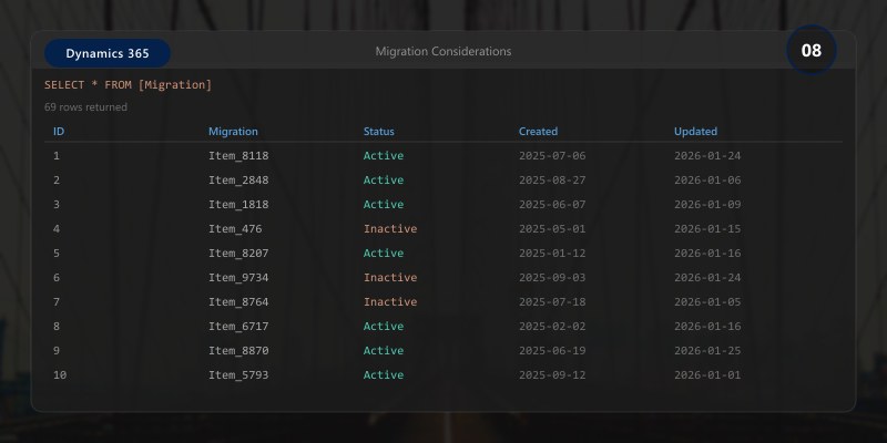 Migration Considerations
