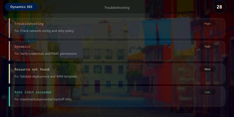 Troubleshooting