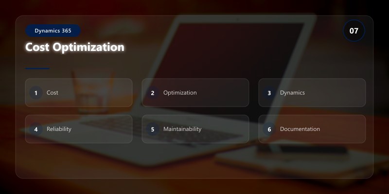 Cost Optimization