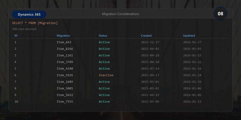 Migration Considerations