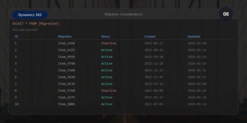 Migration Considerations