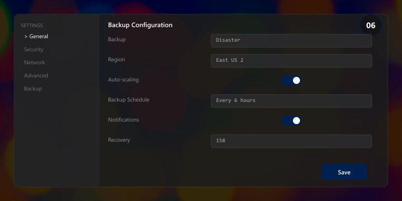 Backup and Disaster Recovery