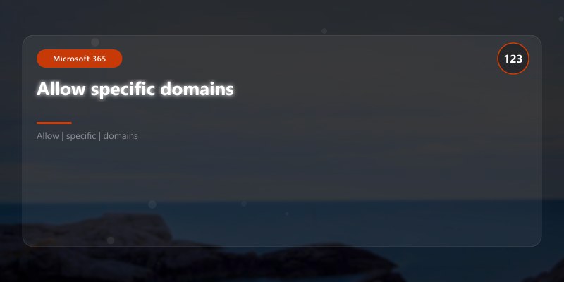 Allow specific domains