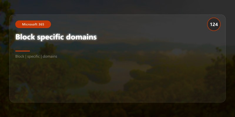 Block specific domains