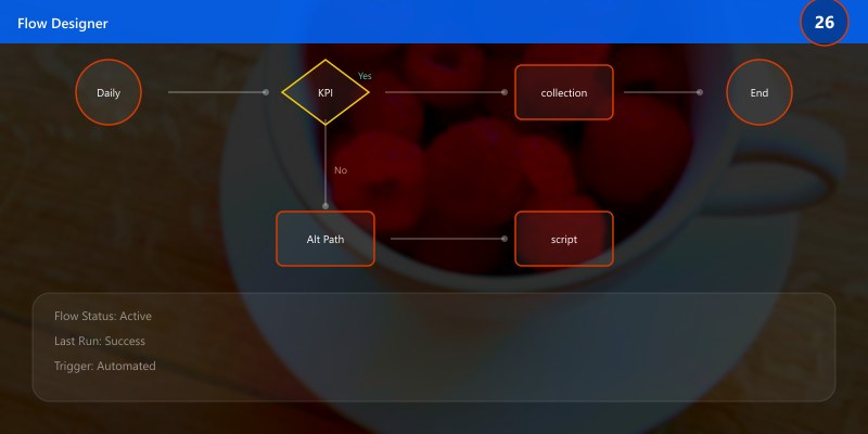 Daily KPI collection script (Azure Automation Runbook)