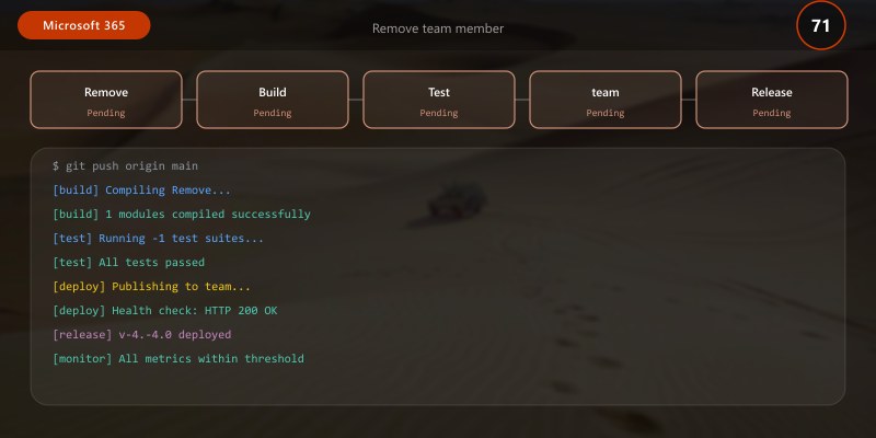 Remove team member