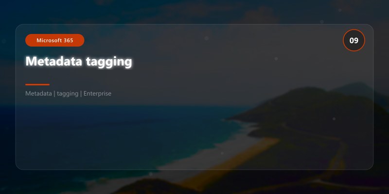 Metadata tagging