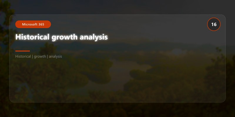 Historical growth analysis
