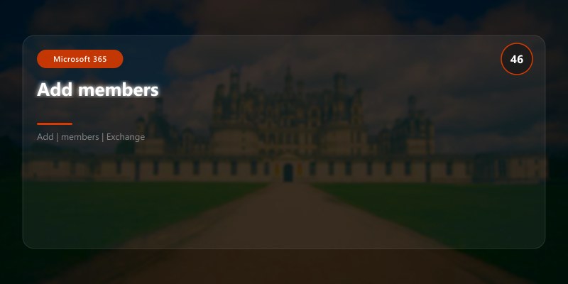 Add members