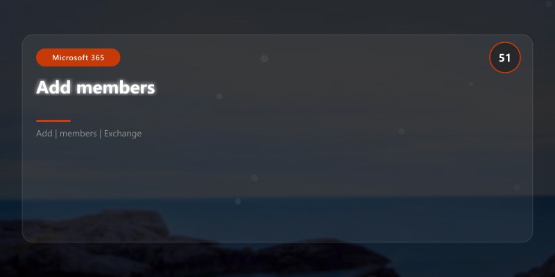 Add members