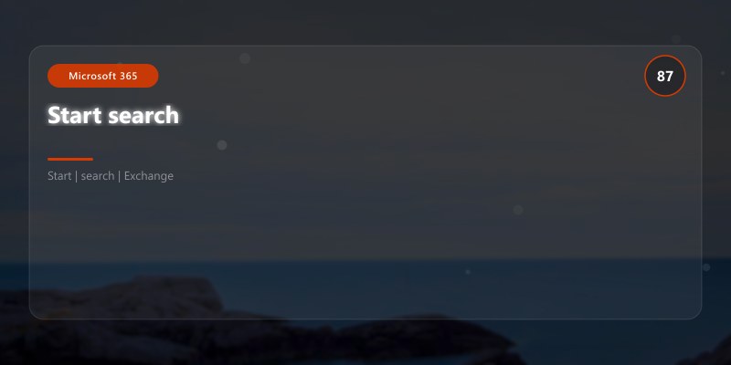Start search