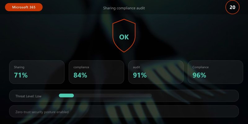 Sharing compliance audit