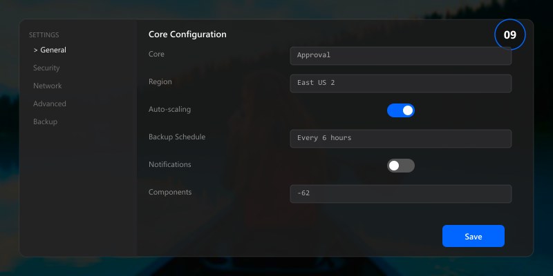 Core Approval Components