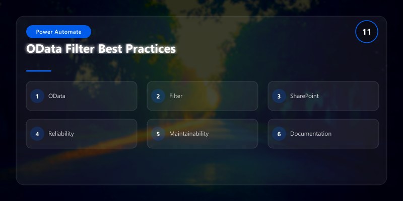 OData Filter Best Practices