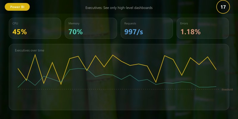 Executives: See only high-level dashboards